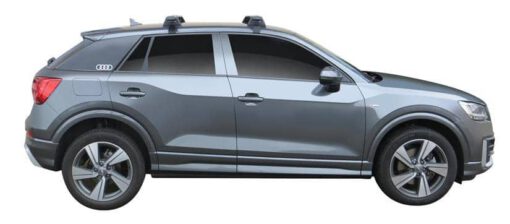 Whispbar Dakdragers (Zilver) Audi Q2 5dr SUV met Glad dak bouwjaar 2016 - e.v.|Complete set dakdragers