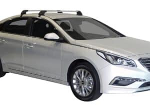 Whispbar Dakdragers (Zilver) Hyundai Sonata LF 4dr Sedan met Glad dak bouwjaar 2015 - e.v.|Complete set dakdragers