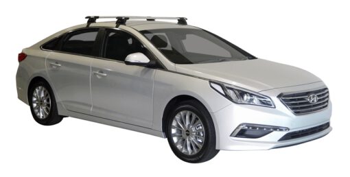 Whispbar Dakdragers (Zilver) Hyundai Sonata LF 4dr Sedan met Glad dak bouwjaar 2015 - e.v.|Complete set dakdragers