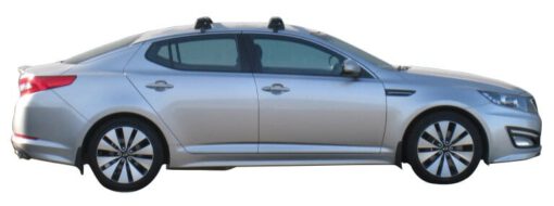 Whispbar Dakdragers (Zilver) Kia Optima 4dr Sedan met Glad dak bouwjaar 2011 - 2015|Complete set dakdragers