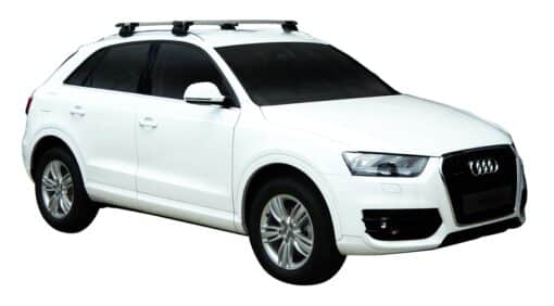 Whispbar Dakdragers (Zilver) Audi Q3/Q3 RS 5dr SUV met Geintegreerde rails bouwjaar 2012 - e.v.|Complete set dakdragers