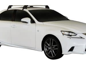 Whispbar Dakdragers (Zilver) Lexus IS 300H 4dr Sedan met Glad dak bouwjaar 2013 - e.v.|Complete set dakdragers