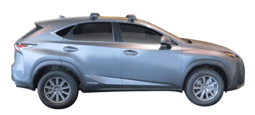 Whispbar Dakdragers (Zilver) Lexus NX 5dr SUV met Glad dak bouwjaar 2015 - e.v.|Complete set dakdragers