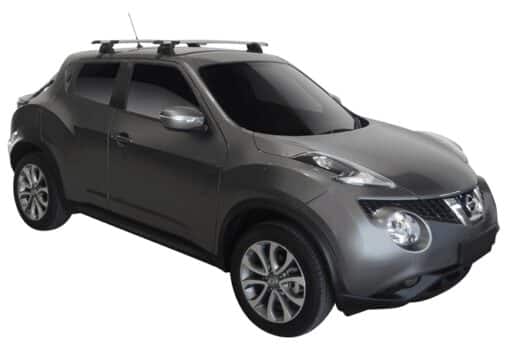 Whispbar Dakdragers (Zilver) Nissan Juke 5dr SUV met Glad dak bouwjaar 2015 - e.v.|Complete set dakdragers