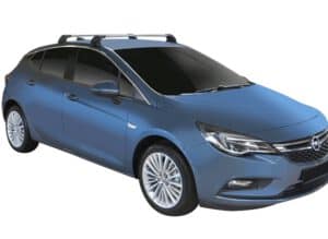 Whispbar Dakdragers (Zilver) Opel Astra 5dr Hatch met Glad dak bouwjaar 2016 - e.v.|Complete set dakdragers