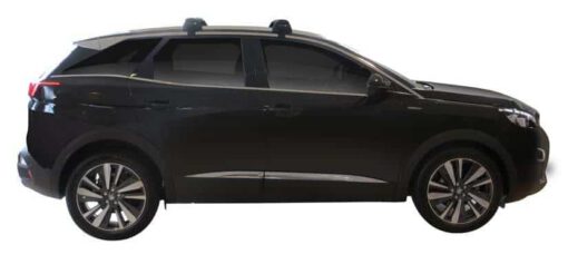 Whispbar Dakdragers (Zilver) Peugeot 3008 5dr SUV met Glad dak bouwjaar 2016 - e.v.|Complete set dakdragers