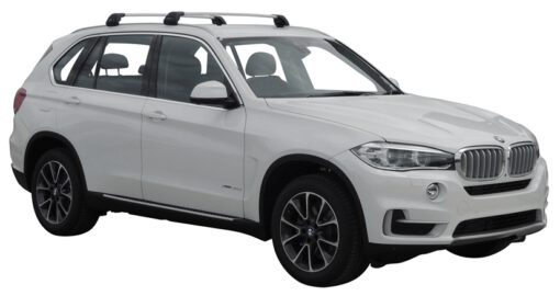 Whispbar Dakdragers (Zilver) BMW X5 F15 5dr SUV met Geintegreerde rails bouwjaar 2014 - e.v.|Complete set dakdragers