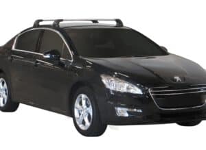 Whispbar Dakdragers (Zilver) Peugeot 508 4dr Sedan met Glad dak bouwjaar 2011 - e.v.|Complete set dakdragers