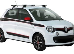 Whispbar Dakdragers (Zilver) Renault Twingo 5dr Hatch met Glad dak bouwjaar 2014 - e.v.|Complete set dakdragers