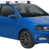 Whispbar Dakdragers (Zilver) Skoda Fabia 5dr Hatch met Glad dak bouwjaar 2015 - e.v.|Complete set dakdragers