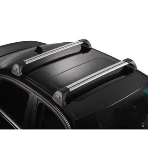 Whispbar Dakdragers (Zilver) Seat Leon 5dr Hatch met Glad dak bouwjaar 2012 - 2016|Complete set dakdragers