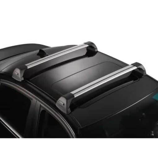 Whispbar Dakdragers Zilver Suzuki SX4  5dr Hatch met Dakrails bouwjaar 2006-2010 Complete set dakdragers