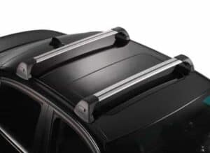 Whispbar Dakdragers Zilver Citroen DS4  5dr Hatch met Glad dak bouwjaar 2010-2015 Complete set dakdragers