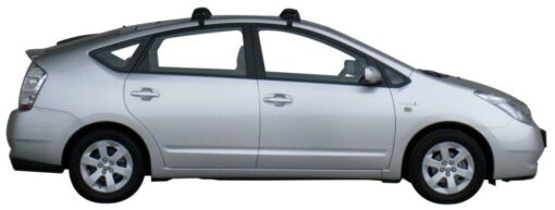 Whispbar Dakdragers Zwart Toyota Prius 5dr Hatch met Glad Dak bouwjaar 2004-2009 Complete set dakdragers