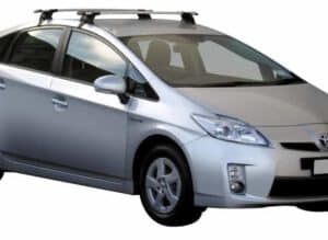 Whispbar Dakdragers Zwart Toyota Prius 5dr Hatch met Glad Dak bouwjaar 2009-2011 Complete set dakdragers