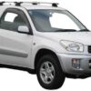 Whispbar Dakdragers Zwart Toyota Rav 4 3dr SUV met Vaste Bevestigingspunten bouwjaar 2000-2006 Complete set dakdragers
