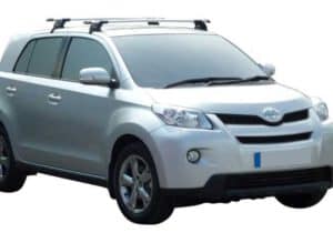 Whispbar Dakdragers Zilver Toyota Urban Cruiser 5dr MPV met Glad Dak bouwjaar 2009-e.v. Complete set dakdragers