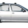 Whispbar Dakdragers Zwart Volkswagen Bora 4dr Sedan met Vaste Bevestigingspunten bouwjaar 1999-2005 Complete set dakdragers