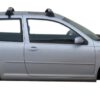Whispbar Dakdragers Zilver Volkswagen Golf Mk4 3dr Hatch met Glad Dak bouwjaar 1998-2006 Complete set dakdragers