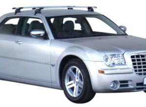 Whispbar Dakdragers Zwart Chrysler 300C 4dr Sedan met Glad Dak bouwjaar 2004-2010 Complete set dakdragers