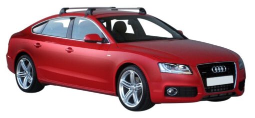 Whispbar Dakdragers Zwart Audi A5/S5/RS5 Sportback 5dr Coupe met Glad Dak bouwjaar 2009-2016 Complete set dakdragers