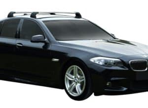 Whispbar Dakdragers Zwart BMW 5 Series F10 4dr Sedan met Vaste Bevestigingspunten bouwjaar 2010-2013 Complete set dakdragers