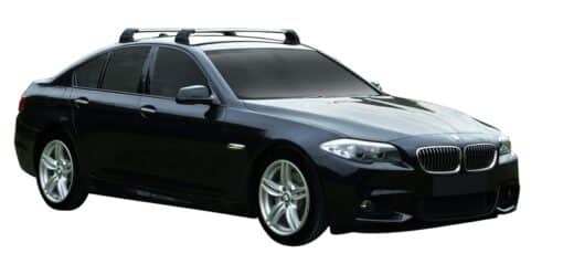 Whispbar Dakdragers Zwart BMW 5 Series F10 4dr Sedan met Vaste Bevestigingspunten bouwjaar 2010-2013 Complete set dakdragers