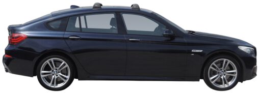 Whispbar Dakdragers Zwart BMW 5 Series Gran Turismo 5dr Hatch met Vaste Bevestigingspunten bouwjaar 2009-e.v. Complete set dakdragers