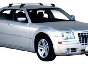 Whispbar Dakdragers Zwart Chrysler 300C 4dr Sedan met Glad Dak bouwjaar 2004-2010 Complete set dakdragers