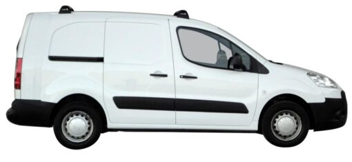 Whispbar Dakdragers Zilver Citroen Berlingo LWB 5dr Van met Vaste Bevestigingspunten bouwjaar 2008-2015 Complete set dakdragers