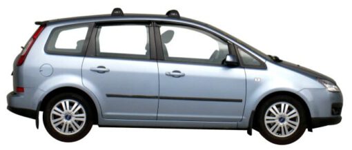 Whispbar Dakdragers Zwart Ford C Max 5dr MPV met Vaste Bevestigingspunten bouwjaar 2003-2010 Complete set dakdragers