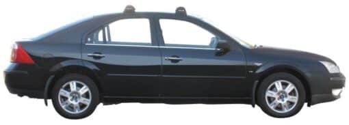 Whispbar Dakdragers Zwart Ford Mondeo 4dr Sedan met Vaste Bevestigingspunten bouwjaar 2001-2007 Complete set dakdragers