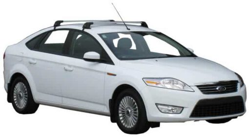 Whispbar Dakdragers Zwart Ford Mondeo 5dr Hatch met Glad Dak bouwjaar 2007-2010 Complete set dakdragers