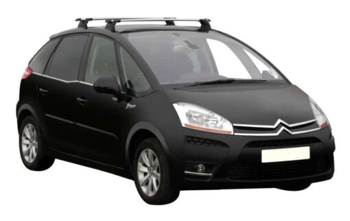 Whispbar Dakdragers Zwart Citroen C4 Picasso 5dr MPV met Vaste Bevestigingspunten bouwjaar 2007-2012 Complete set dakdragers