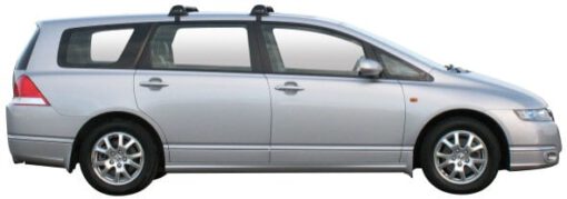Whispbar Dakdragers Zilver Honda Odyssey 5dr MPV met Glad Dak bouwjaar 2004-2009 Complete set dakdragers