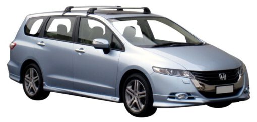 Whispbar Dakdragers Zwart Honda Odyssey 5dr MPV met Glad Dak bouwjaar 2009-2013 Complete set dakdragers