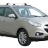 Whispbar Dakdragers Zilver Hyundai ix35 5dr SUV met Geintegreerde dakrails bouwjaar 2010-e.v. Complete set dakdragers