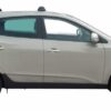 Whispbar Dakdragers Zilver Hyundai ix35 5dr SUV met Geintegreerde dakrails bouwjaar 2010-e.v. Complete set dakdragers