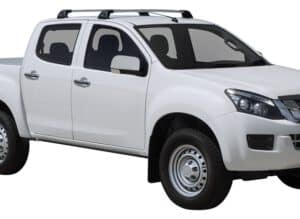 Whispbar Dakdragers Zwart Isuzu D-Max Double Cab 4dr Ute met Vaste Bevestigingspunten bouwjaar 2012-2017 Complete set dakdragers