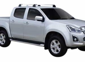 Whispbar Dakdragers Zwart Isuzu D-Max Double Cab 4dr Ute met Vaste Bevestigingspunten bouwjaar 2017-e.v. Complete set dakdragers