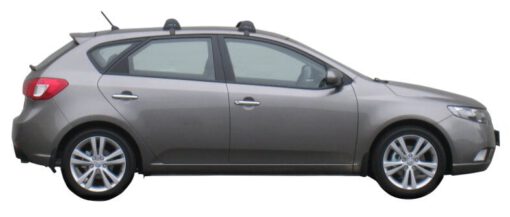 Whispbar Dakdragers Zwart Kia Cerato 5dr Hatch met Glad Dak bouwjaar 2010-2013 Complete set dakdragers