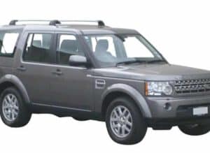 Whispbar Dakdragers Zwart Land Rover Discovery 4 5dr SUV met Vaste Bevestigingspunten bouwjaar 2009-2017 Complete set dakdragers