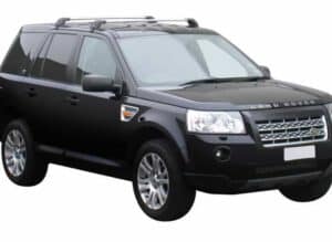 Whispbar Dakdragers Zilver Land Rover Freelander 2 5dr SUV met Glad Dak bouwjaar 2007-2012 Complete set dakdragers