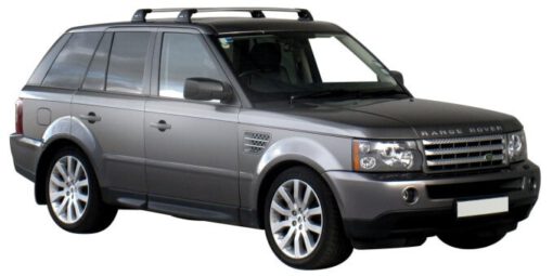 Whispbar Dakdragers Zwart Land Rover Range Rover Sport 5dr SUV met Vaste Bevestigingspunten bouwjaar 2004-2012 Complete set dakdragers