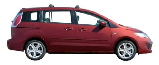 Whispbar Dakdragers Zwart Mazda 5 5dr MPV met Vaste Bevestigingspunten bouwjaar 2006-2010 Complete set dakdragers