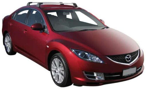 Whispbar Dakdragers Zwart Mazda 6 4dr Sedan met Vaste Bevestigingspunten bouwjaar 2007-2011 Complete set dakdragers