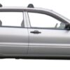Whispbar Dakdragers Zwart Mitsubishi Lancer 5dr Estate met Vaste Bevestigingspunten bouwjaar 2000-2003 Complete set dakdragers