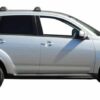 Whispbar Dakdragers Zwart Mitsubishi Outlander 5dr SUV met Vaste Bevestigingspunten bouwjaar 2005-2012 Complete set dakdragers