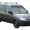 Whispbar Dakdragers Zwart Opel Combo C 5dr Van met Vaste Bevestigingspunten bouwjaar 2001-2011 Complete set dakdragers