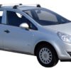 Whispbar Dakdragers Zilver Opel Corsa D 5dr Hatch met Vaste Bevestigingspunten bouwjaar 2006-2014 Complete set dakdragers